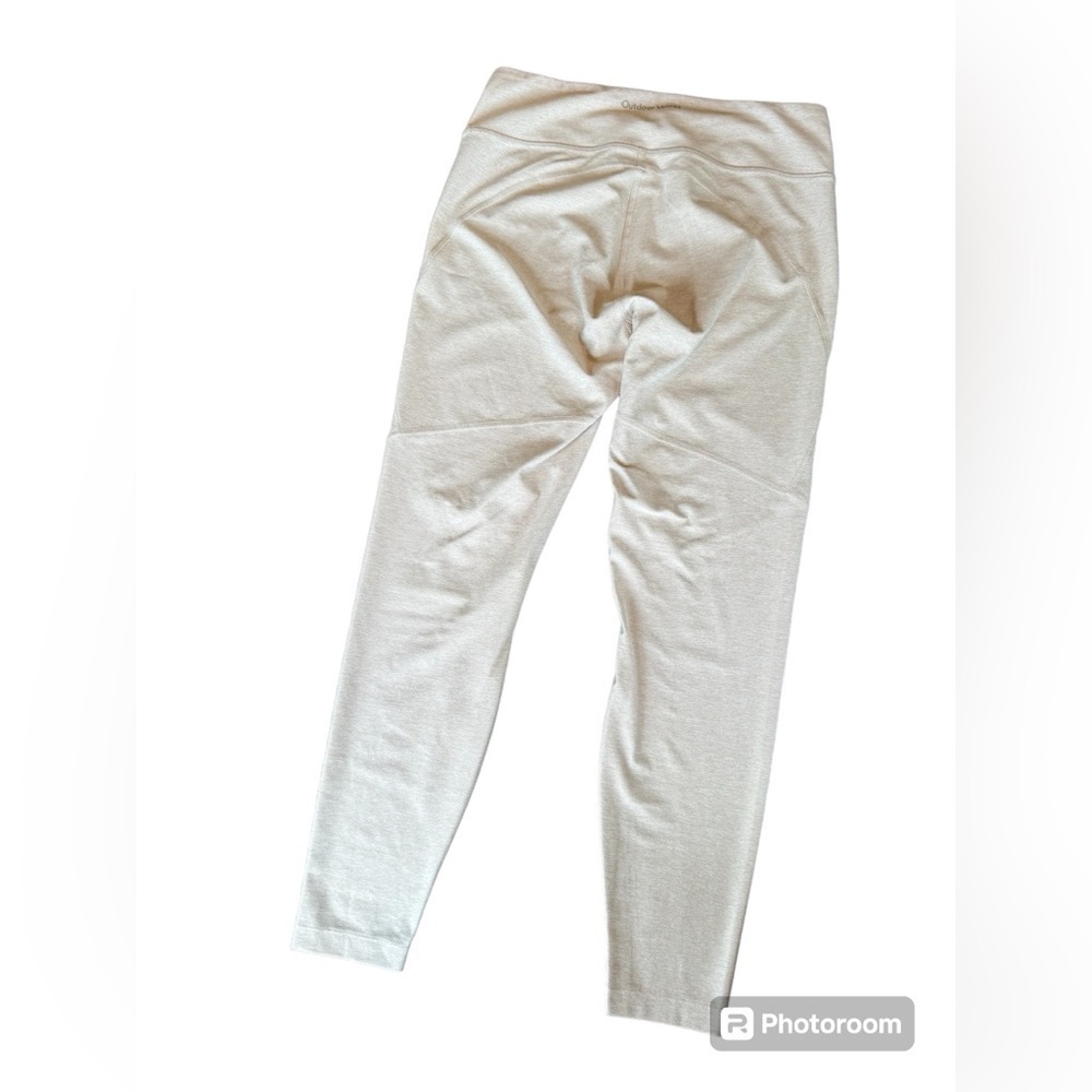 Outdoor Voices 3/4 Warm Up Leggings Oatmeal Womens Medium - Picture 3 of 8
